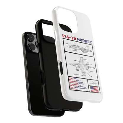 F/A-18 Hornet Schematic edition phone case (USAF Colour-Way)
