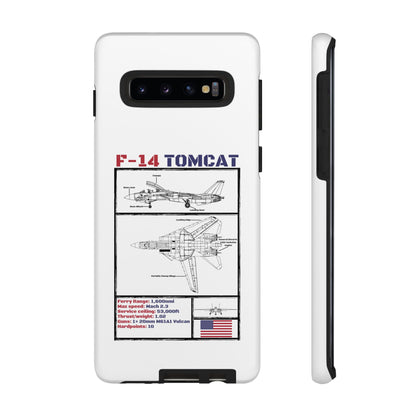 F-14 Tomcat Schematic edition phone case