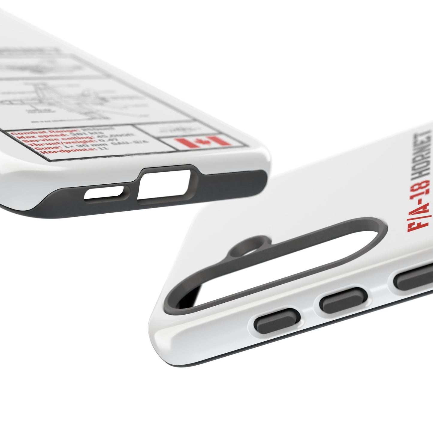 F/A-18 Hornet Schematic edition phone case (RCAF Colour-Way)