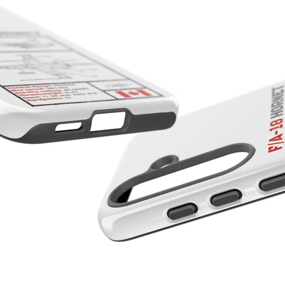F/A-18 Hornet Schematic edition phone case (RCAF Colour-Way)