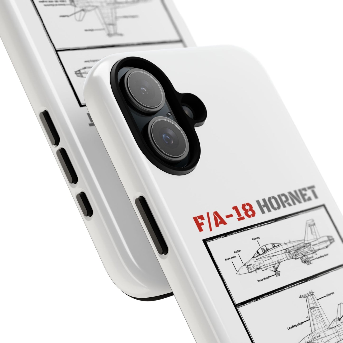 F/A-18 Hornet Schematic edition phone case (RCAF Colour-Way)