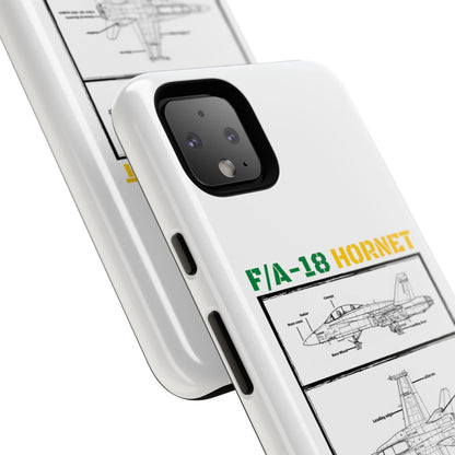 F/A-18 Hornet Schematic edition phone case (RAAF Colour-Way)