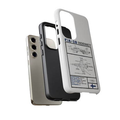 F/A-18 Hornet Schematic edition phone case (FAF Colour-Way)