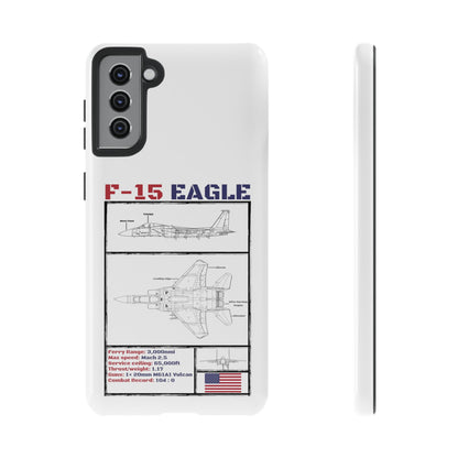 F-15 Schematic rigid Phone Case (USAF colour-ways)