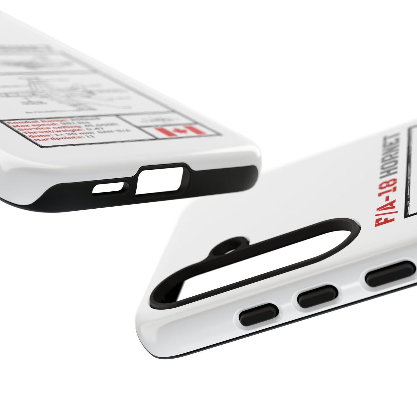 F/A-18 Hornet Schematic edition phone case (RCAF Colour-Way)