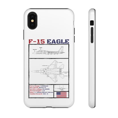 F-15 Schematic rigid Phone Case (USAF colour-ways)