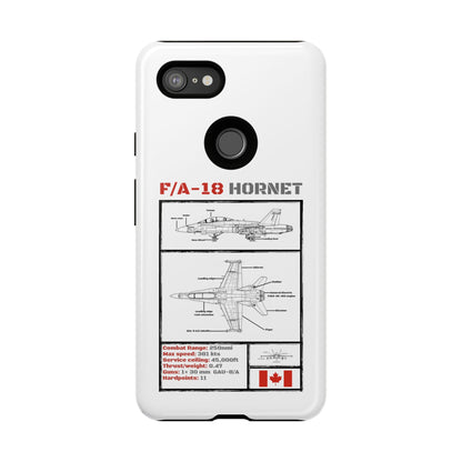 F/A-18 Hornet Schematic edition phone case (RCAF Colour-Way)