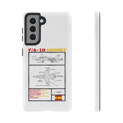 F/A-18 Hornet Schematic edition phone case (EDA Colour-Way)