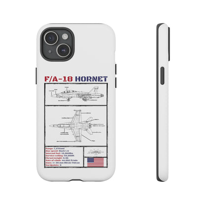 F/A-18 Schematic Rigid Phone Case (USAF colour-ways)