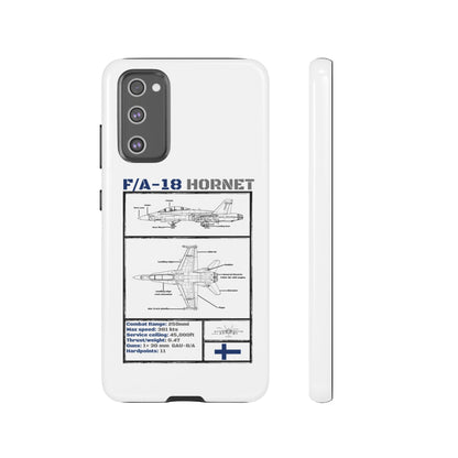 F/A-18 Hornet Schematic edition phone case (FAF Colour-Way)