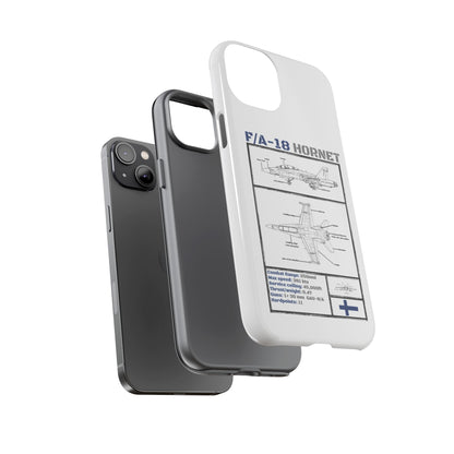 F/A-18 Hornet Schematic edition phone case (FAF Colour-Way)